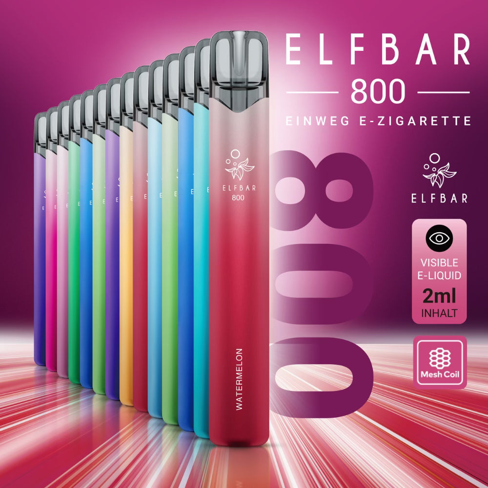 vape elfbar 800 aktivieren Elfbar 800 – Einweg E-Zigarette | 800 Züge, 550 mAh, Turbo-Button