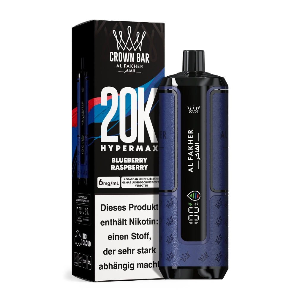 Al Fakher Crown Bar Hypermax 20K Vape