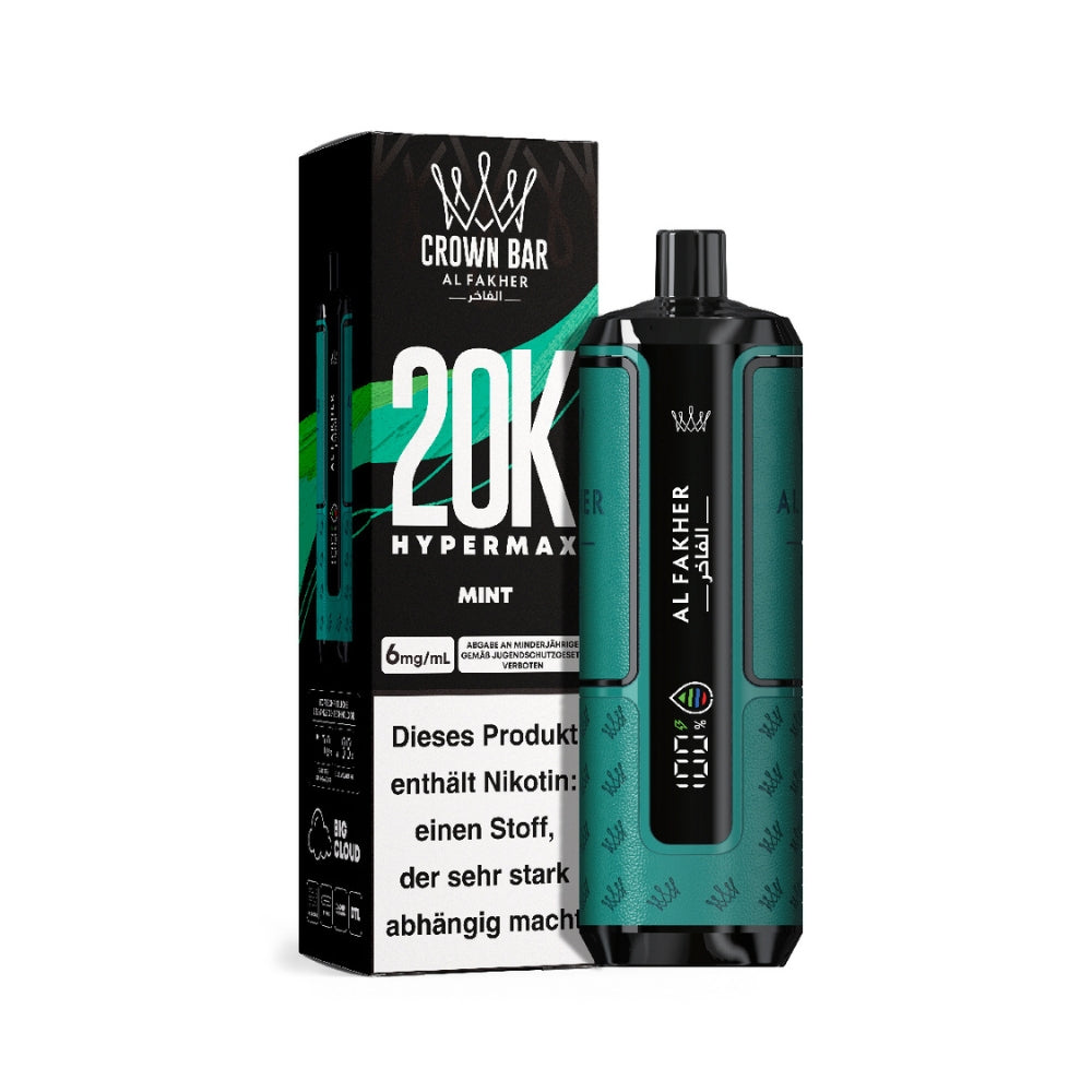 Al Fakher Crown Bar Hypermax 20K Vape