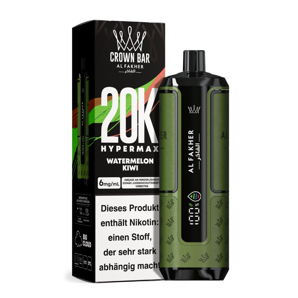 Al Fakher Crown Bar Hypermax 20K Vape