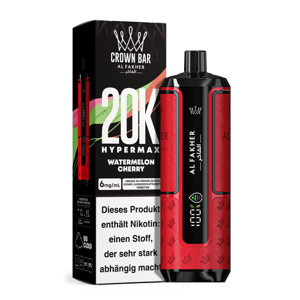 Al Fakher Crown Bar Hypermax 20K Vape