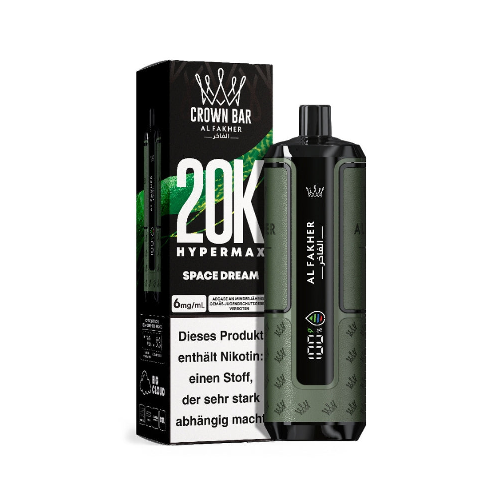 Al Fakher Crown Bar Hypermax 20K Vape