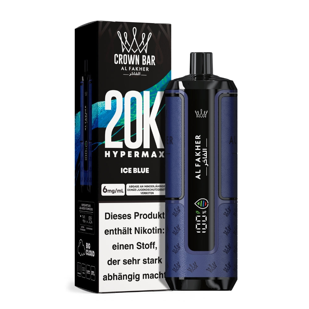 Al Fakher Crown Bar Hypermax 20K Vape