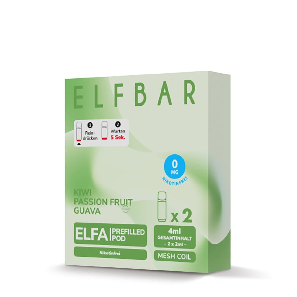 Elfbar ELFA Pods Nikotinfrei (0 mg) 8 Sorten | Easy2Vape Elfbar ELFA Pods Nikotinfrei (0 mg) 8 Sorten | Easy2Vape