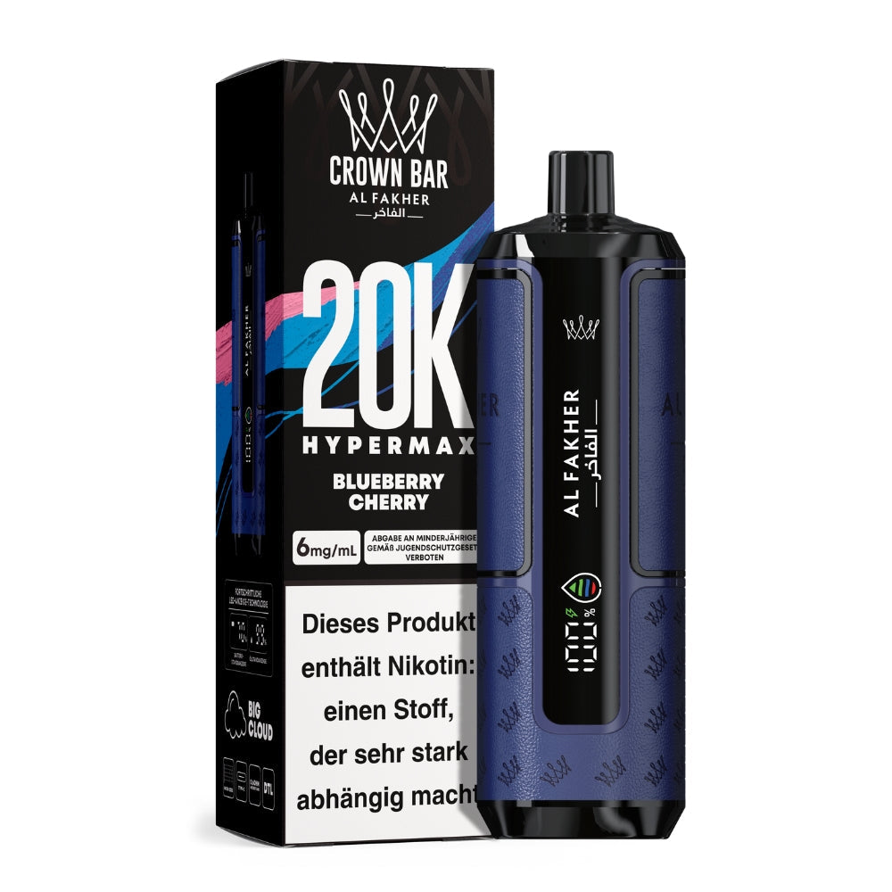 Al Fakher Crown Bar Hypermax 20K Vape