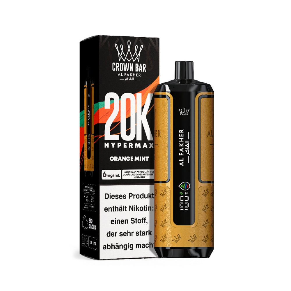Al Fakher Crown Bar Hypermax 20K Vape
