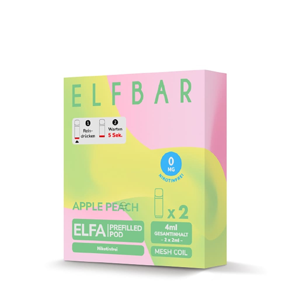Elfbar ELFA Pods Nikotinfrei (0 mg) 8 Sorten | Easy2Vape Elfbar ELFA Pods Nikotinfrei (0 mg) 8 Sorten | Easy2Vape