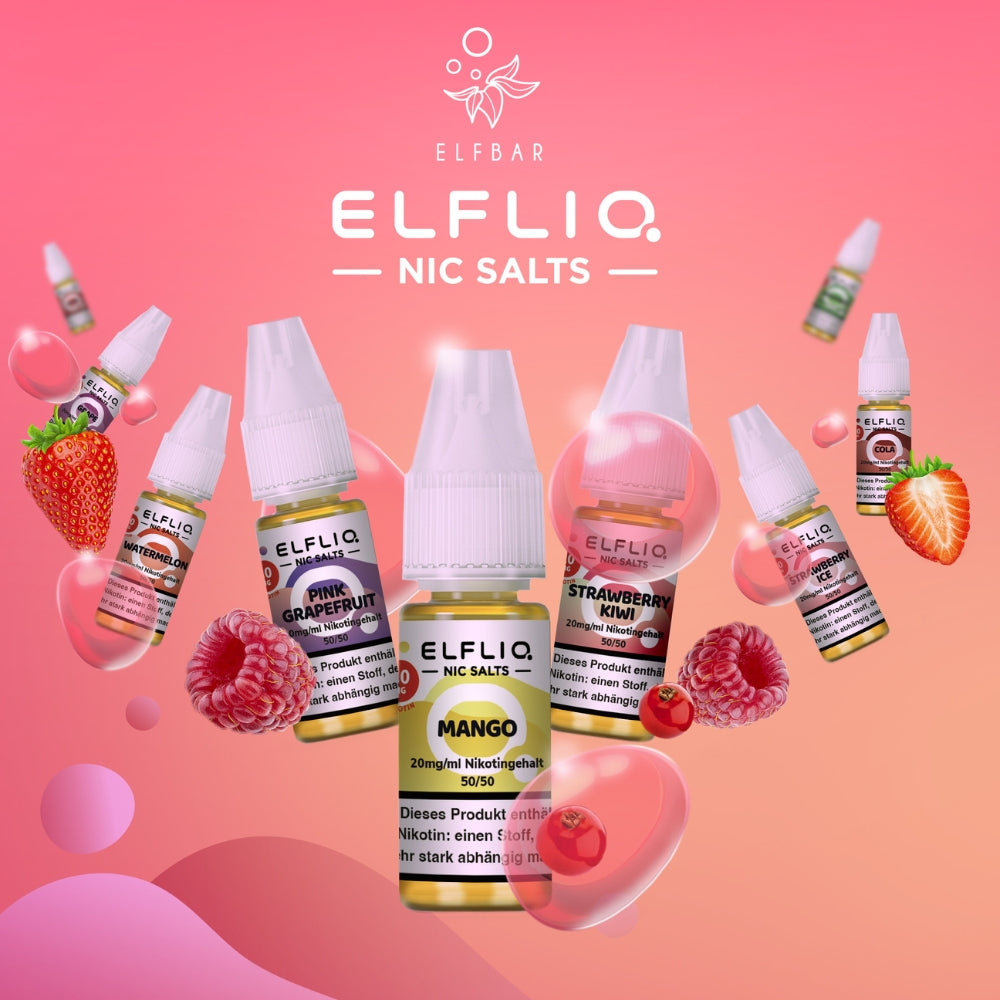 ELFLIQ by Elfbar Original Elf Bar Geschmack als 10 ml Nikotinsalz Liquid | Easy2Vape ELFLIQ by Elfbar Original Elf Bar Geschmack als 10 ml Nikotinsalz Liquid | Easy2Vape